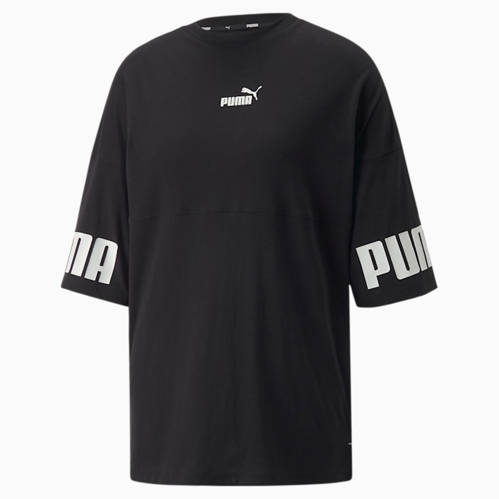 Power Colourblock Tee Women T Shirts And Tops Puma 