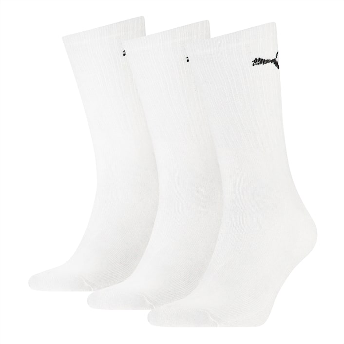 PUMA Unisex Crew Socks 3 Pack Socks PUMA