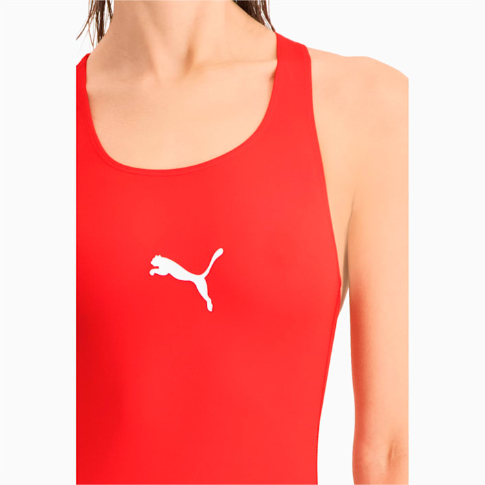 PUMA Swim Women's Racerback Swimsuit PUMA