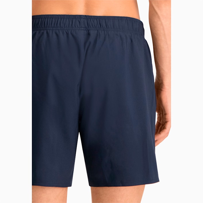 Mens navy sales blue swim trunks