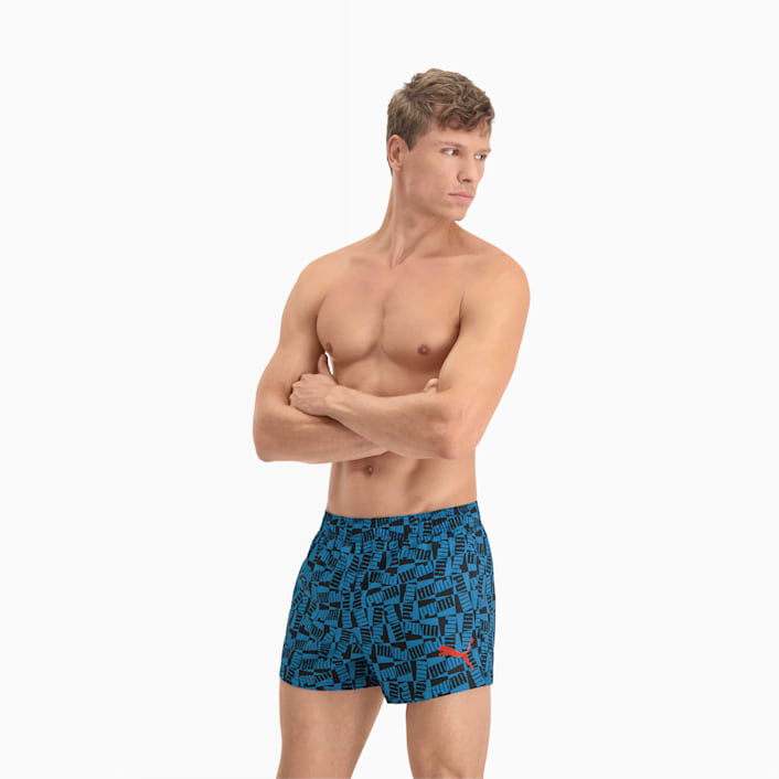 Short de bain court PUMA Swim Logo - aqua - Puma : vente short de b