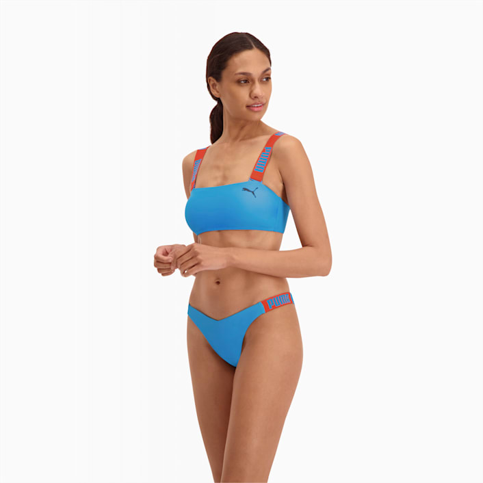 PUMA Swim Women's Bikini Bottoms Side Tie