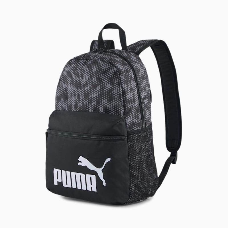 Phase Printed Backpack, Puma Black-DOT AOP