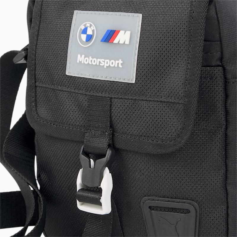 BMW M Motorsport Portable Shoulder Bag, Puma Black