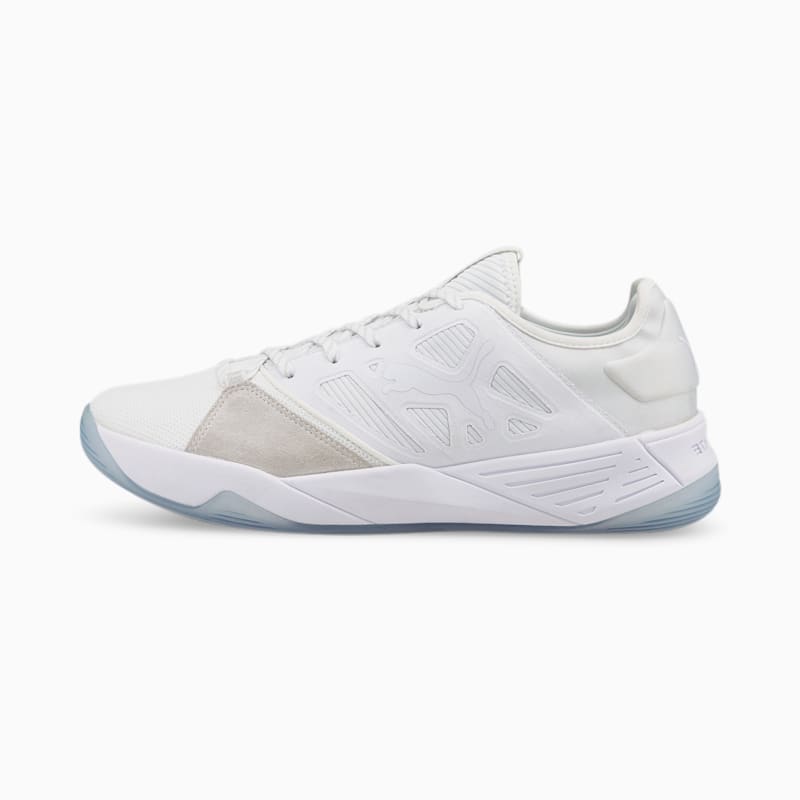 Accelerate Turbo Nitro Handball Shoes, Puma White-Puma White