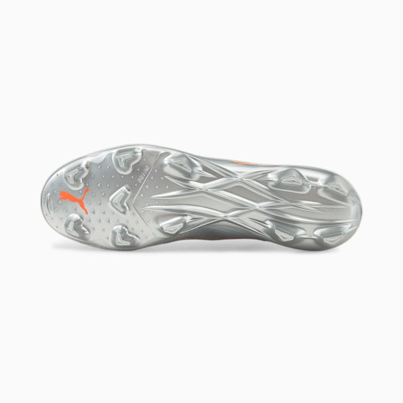 ULTRA 1.4 FG/AG Soccer Cleats, Diamond Silver-Neon Citrus