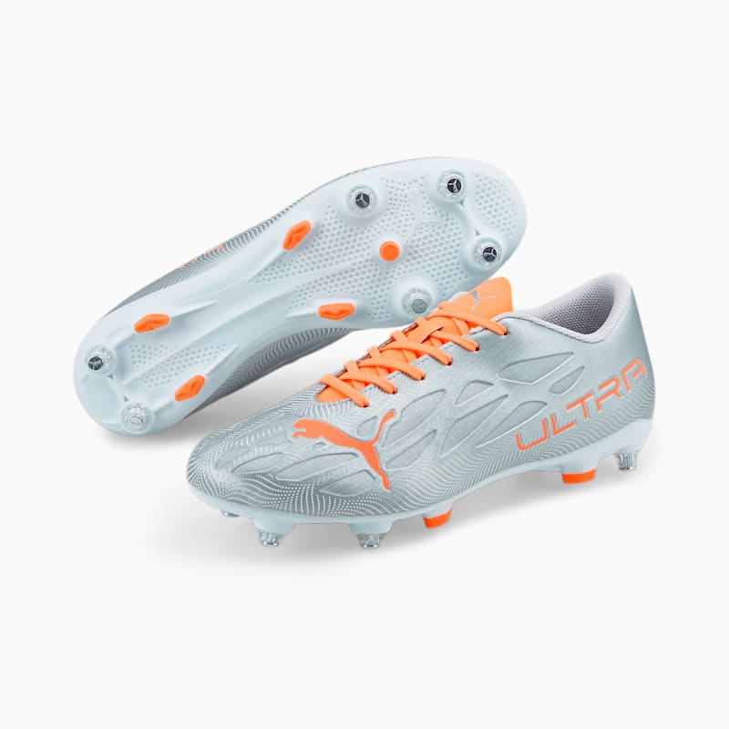 ULTRA 4.4 MxSG Men's Football Boots, Diamond Silver-Neon Citrus