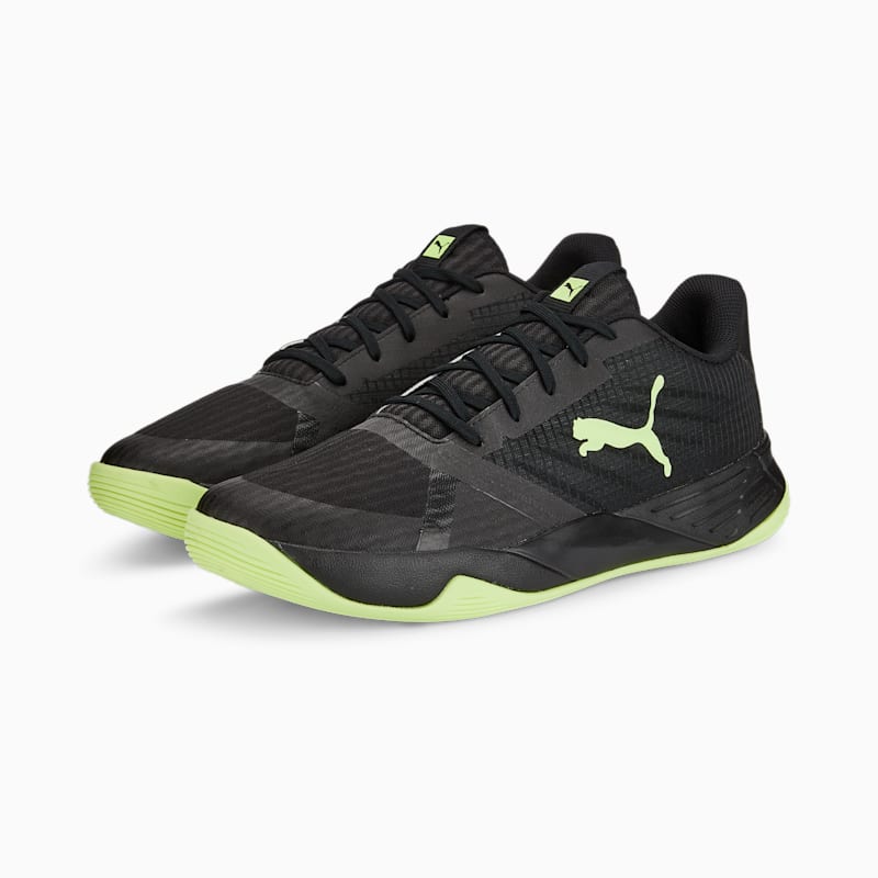 Accelerate Pro II Handball Shoes, Puma Black-Fizzy Light