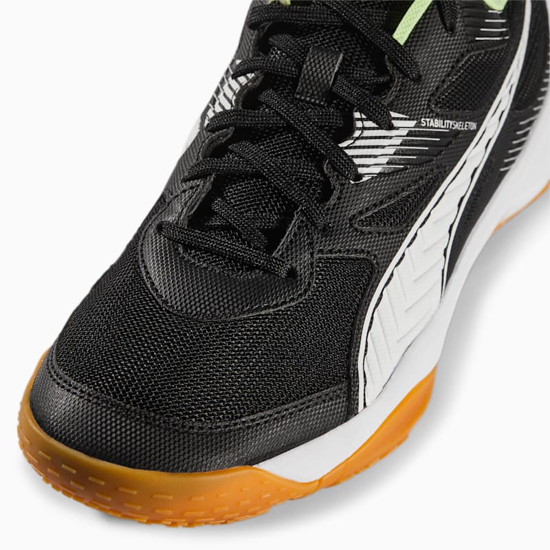 Solarflash II Indoor Sports Shoes, Puma Black-Puma White-Fizzy Light-Gum