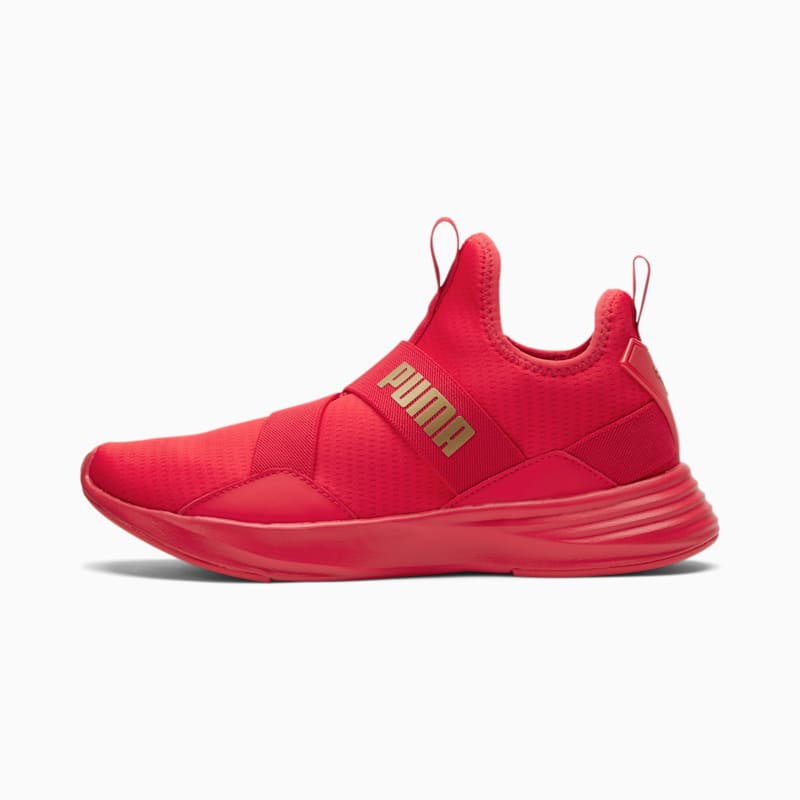 Radiate Mid Women's Training Shoes, High Risk Red-Puma Team Gold