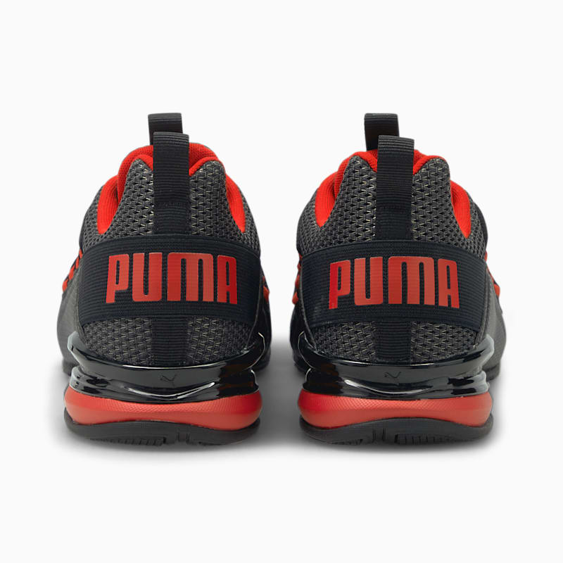 Axelion LS Men's Running Shoes, Puma Black-High Risk Red