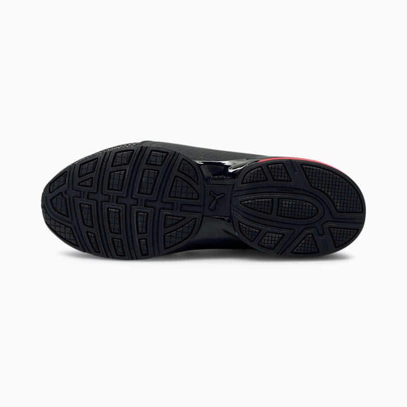 Axelion LS Men's Running Shoes, Puma Black-High Risk Red