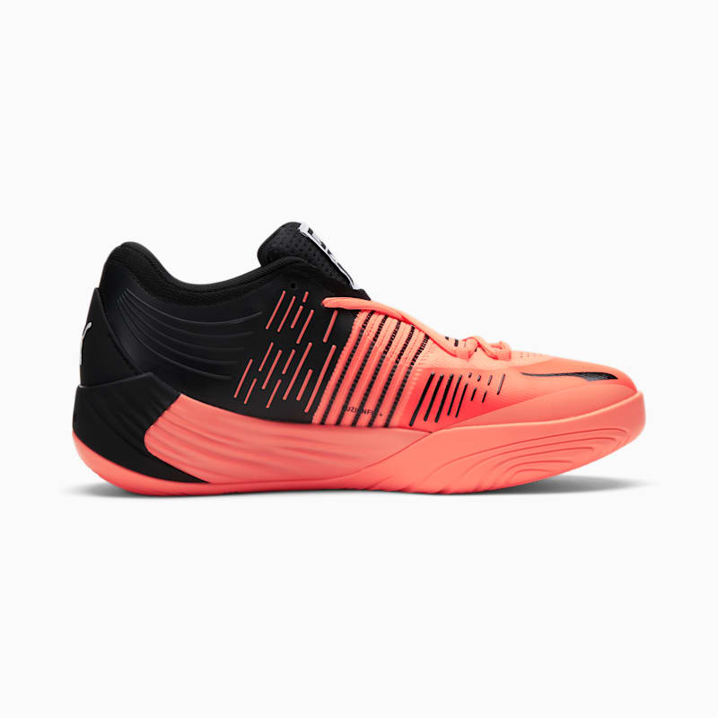 Fusion Nitro Basketball Shoes, Neon Citrus-Puma Black