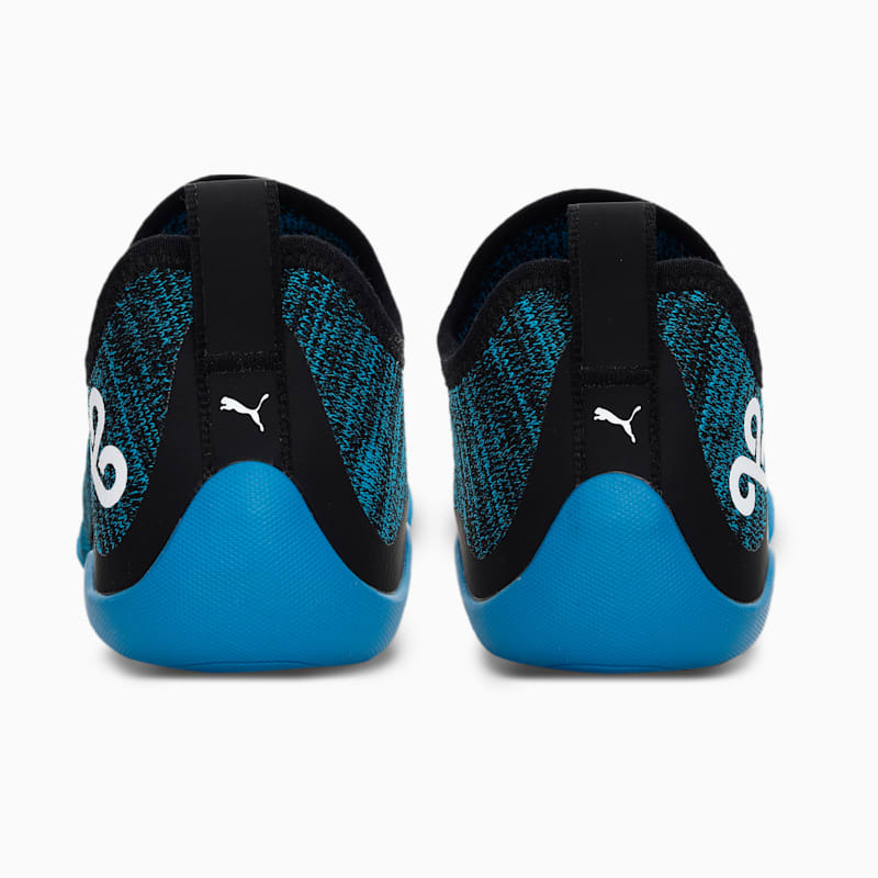 PUMA x CLOUD9 AGF evoKNIT Esports Shoes, Puma Black-Bleu Azur