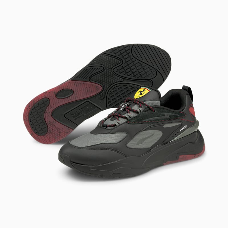 Scuderia Ferrari RS-Fast Motorsport Men's Shoes, Puma Black-Rosso Corsa