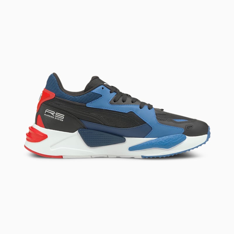 BMW MMS RS-Z Men's Sneakers, Puma Black-Strong Blue-Fiery Red