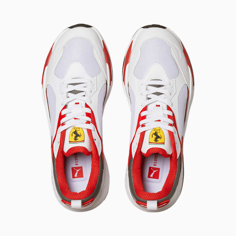Scuderia Ferrari RS-Fast Motorsport Shoes, Puma White-Rosso Corsa-Smoked Pearl