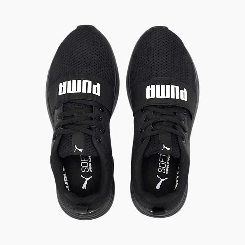 Wired Run Youth Trainers, Puma Black-Puma White