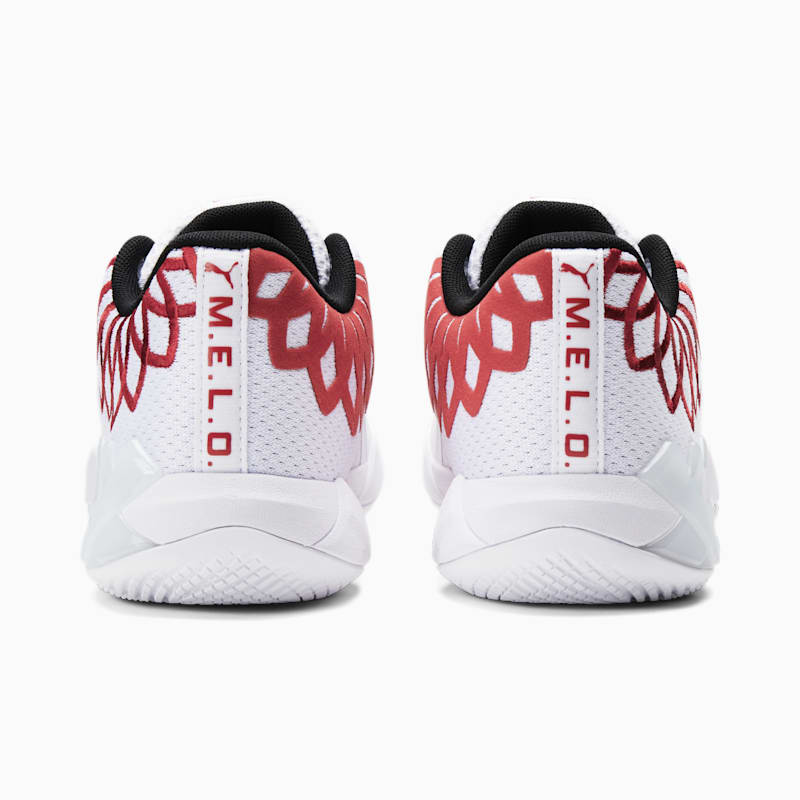 MB.01 Team Colors Lo JR, PUMA White-High Risk Red