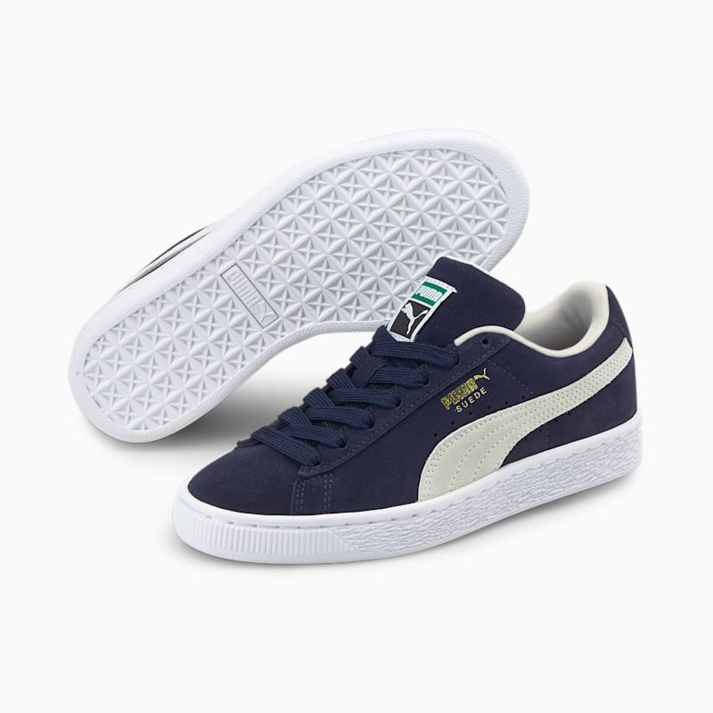 Suede Classic XXI Youth Trainers, Peacoat-Puma White