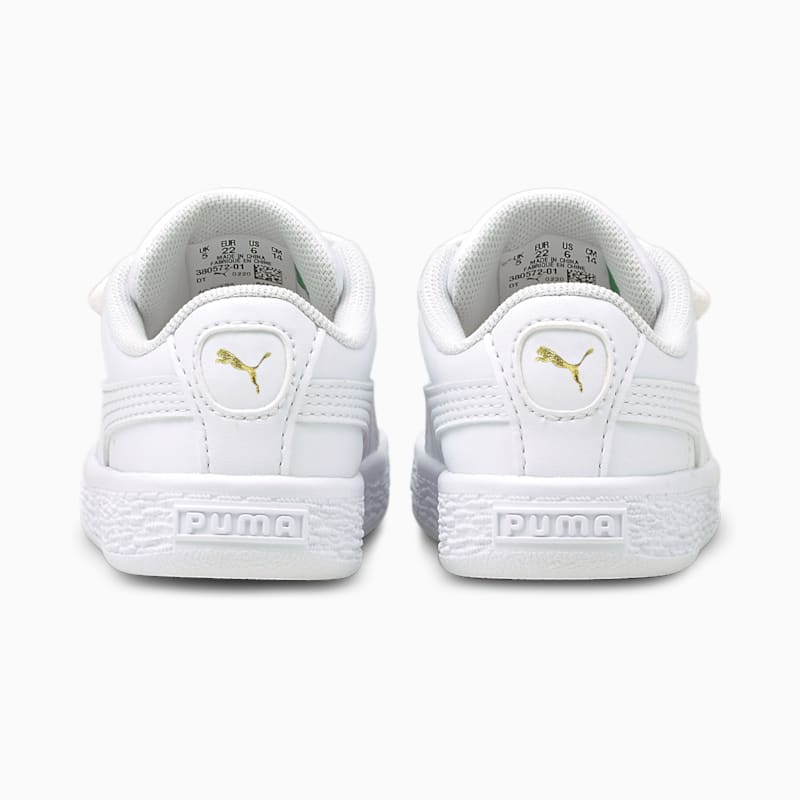 Basket Classic XXI Toddler Shoes, Puma White-Puma White