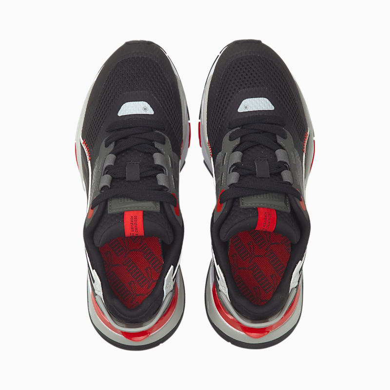 Mirage Sport Tech Sneakers JR, Puma Black-Dark Shadow-High Risk Red