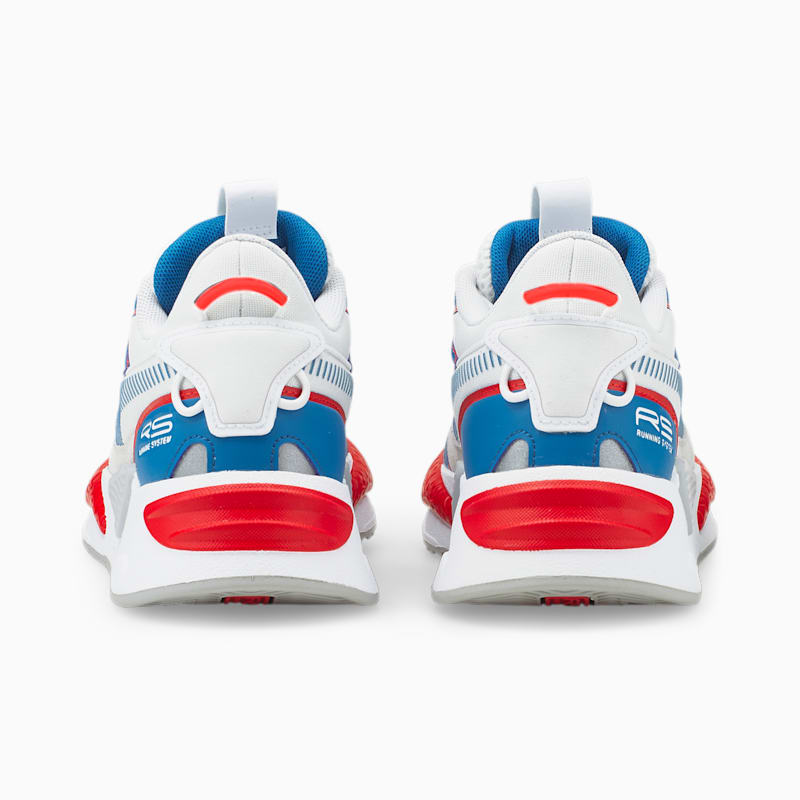 RS-Z Outline Youth Trainers, Puma White-Vallarta Blue-High Risk Red