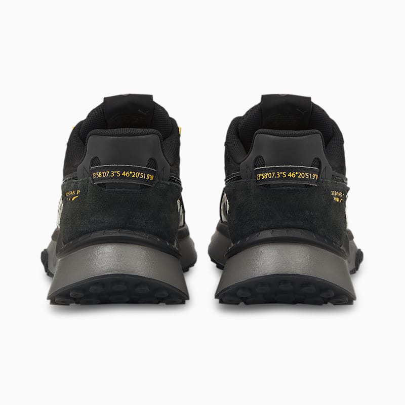 neymar jr wild rider black men's sneakers