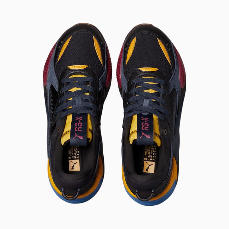 RS-X Global Futurism Men's Sneakers, Puma Black-Spellbound-Saffron