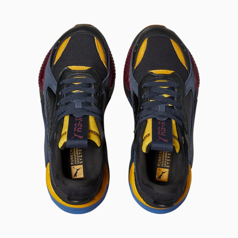 RS-X Global Futurism Sneakers JR, Puma Black-Spellbound-Saffron-Bluemazing