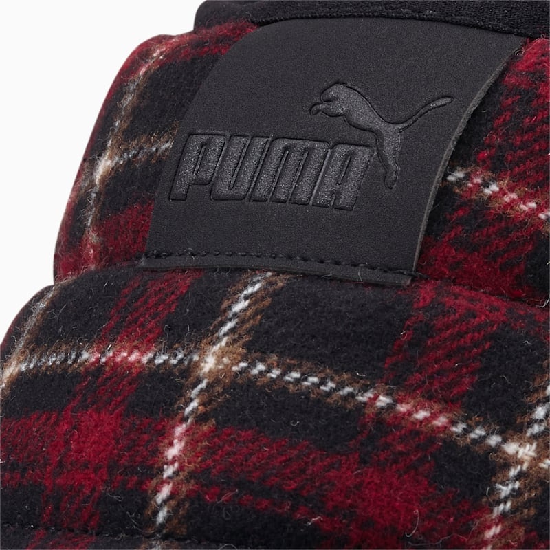 Scuff Flannel Slippers, Urban Red-Puma Black