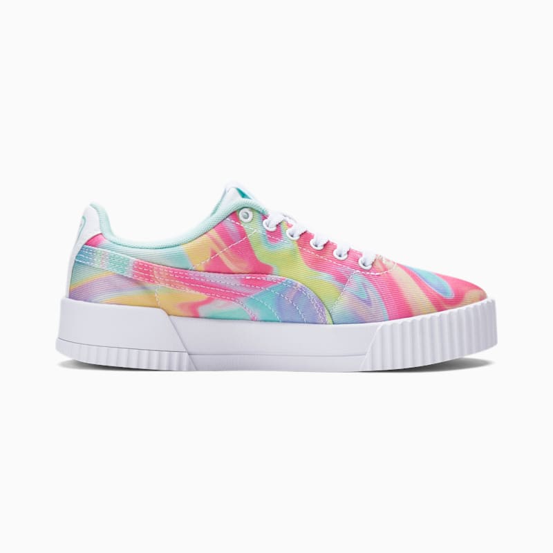 Carina Swirl Sneakers JR, Island Paradise-Pink Glimmer-Fizzy Yellow