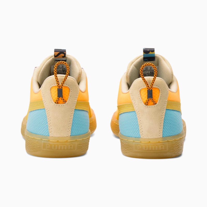 Suede Classics Hill Camp Men's Sneakers, Neon Citrus-Bamboo-Putty