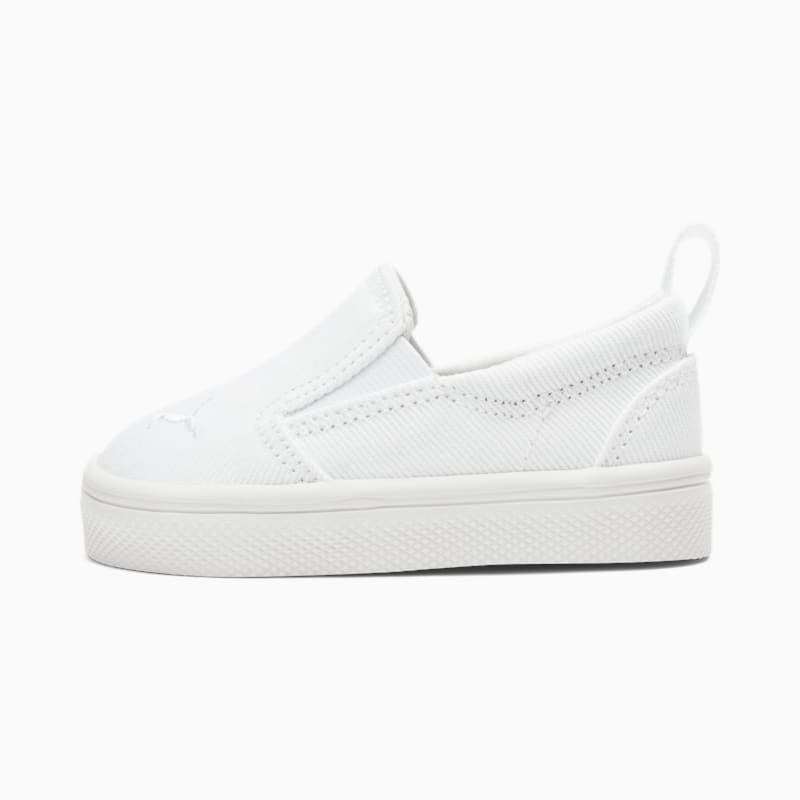 Bari Slip-on Comfort Toddler's Shoes, Puma White