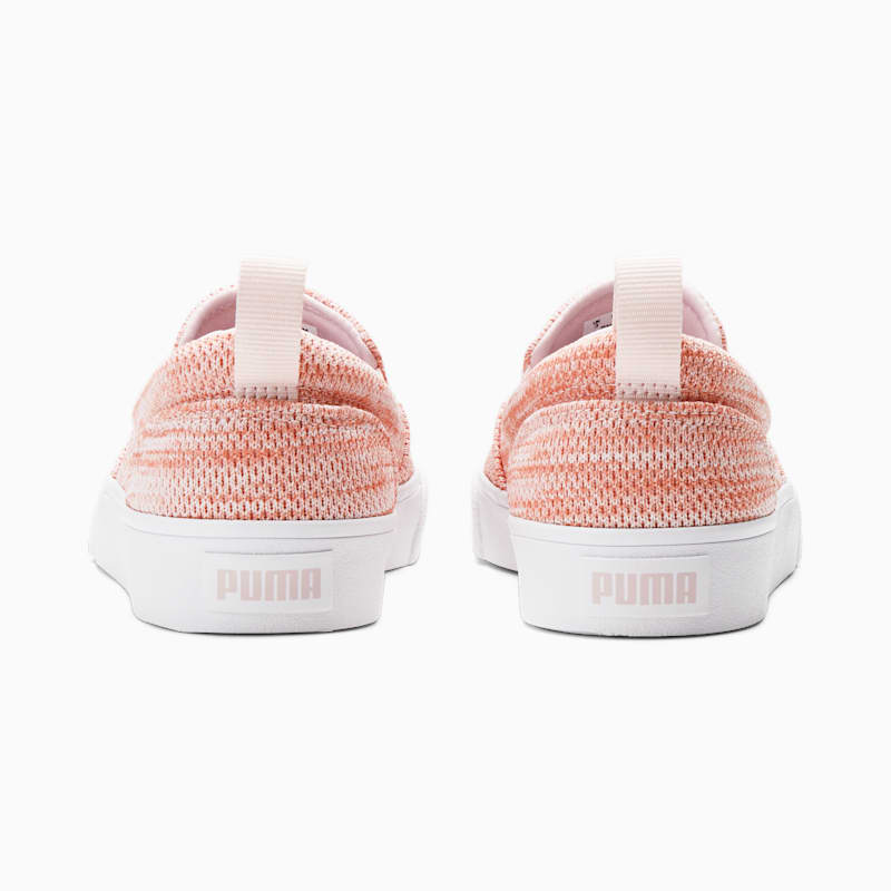 Bari Slip-On Comfort Knit Sneakers JR, Rosette-Chalk Pink