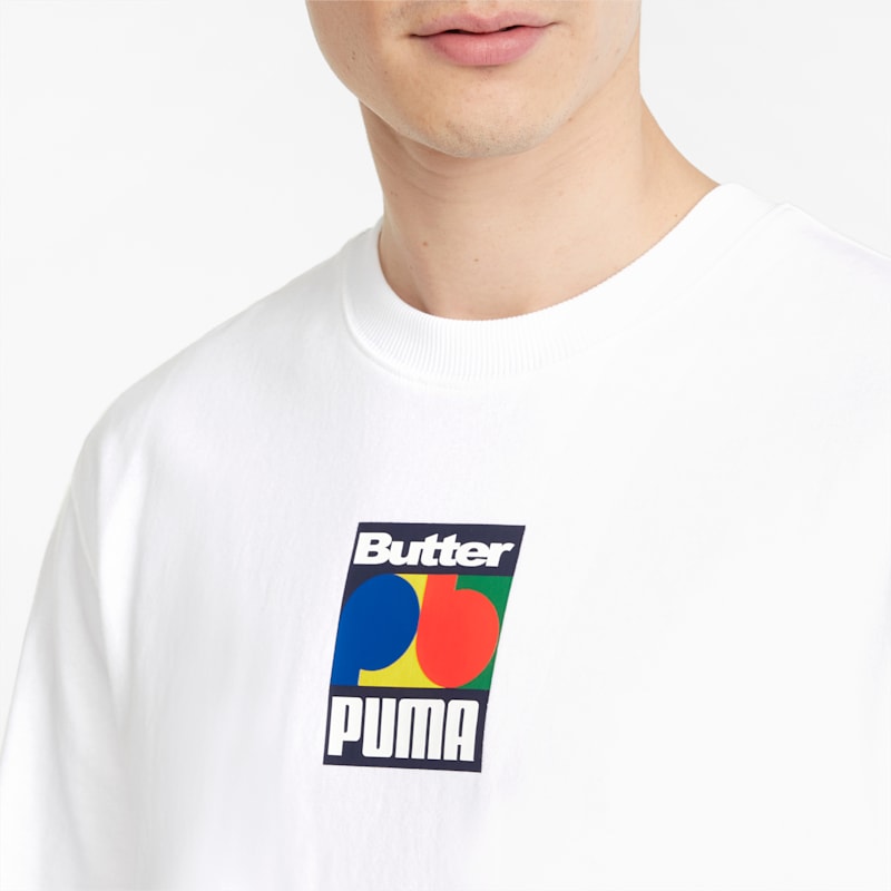 PUMA x BUTTER GOODS Graphic Men's Tee, Puma White