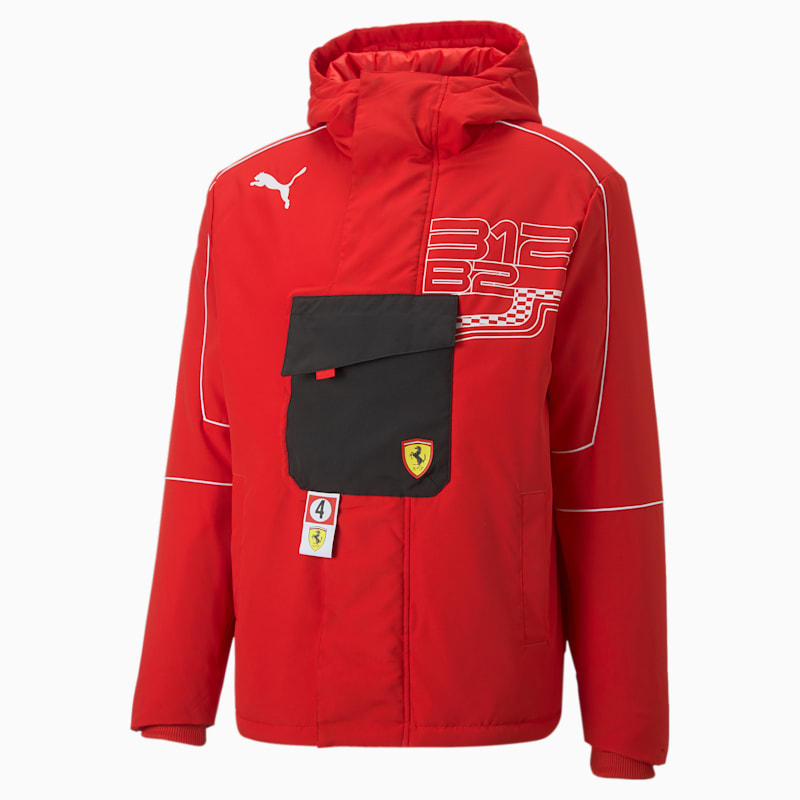 Scuderia Ferrari Race Statement Men's Shell Jacket, Rosso Corsa