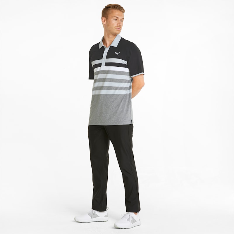 MATTR One Way Men's Golf Polo Shirt, Puma Black-High Rise
