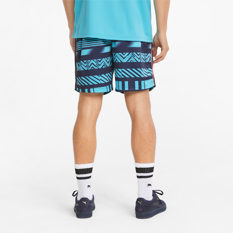 Man City FtblHeritage Men's Shorts, Scuba Blue-Peacoat