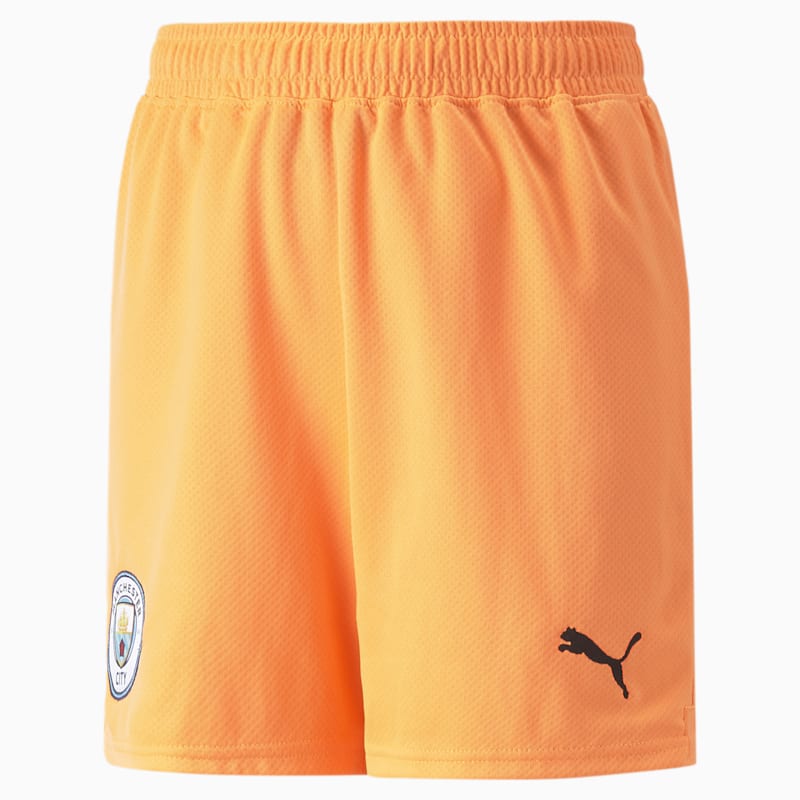 Manchester City F.C. Goalkeeper 22/23 Replica Shorts Youth, Neon Citrus