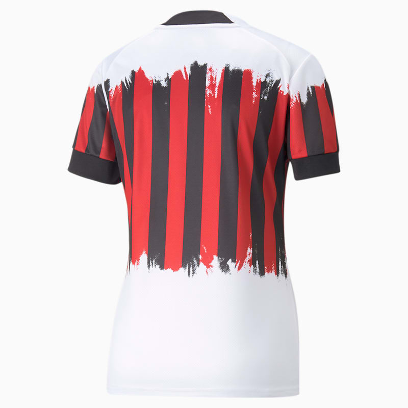 A.C. Milan x NEMEN Replica Women's Soccer Jersey, Puma White-Tango Red