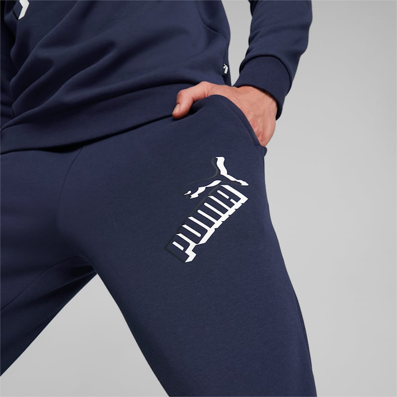 Essentials+ Big Logo Men's Sweatpants, Peacoat