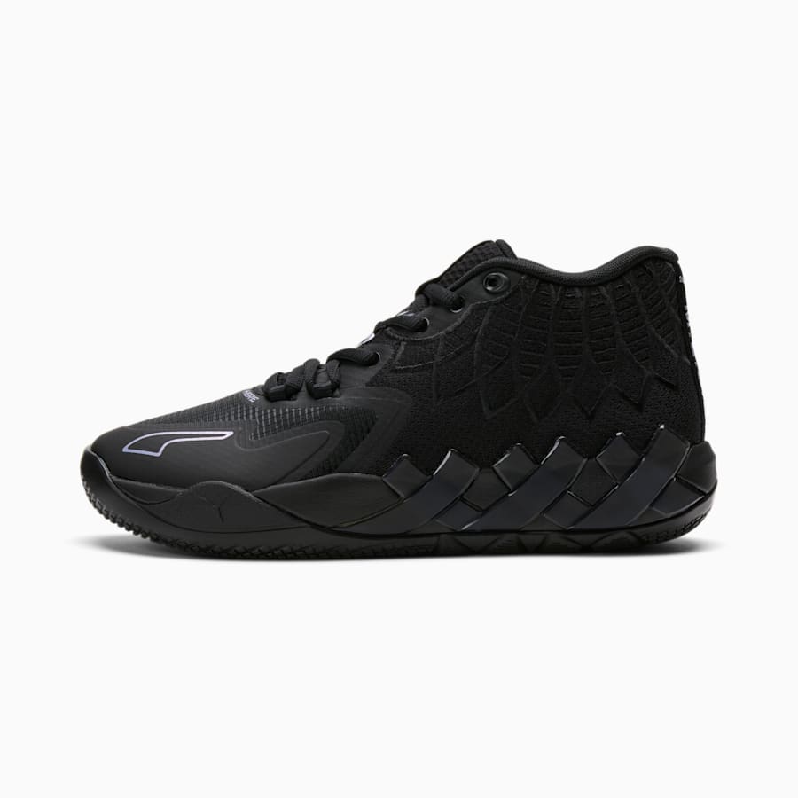 black iridescent shoes
