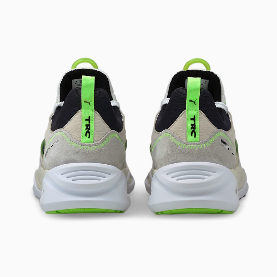 TRC Blaze The Triangle Sneakers, Puma White-Nimbus Cloud-Green Glare