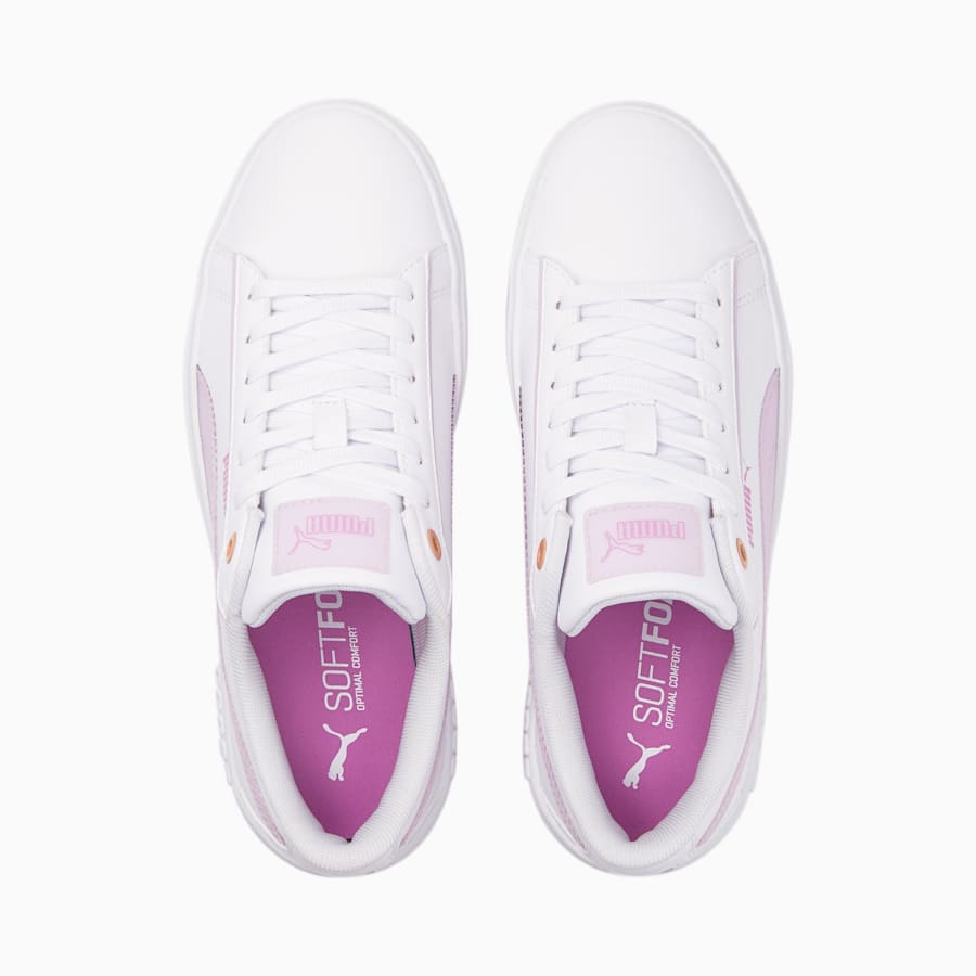 Smash Platform v2 Candy Women's Sneakers, Puma White-Lavender Fog