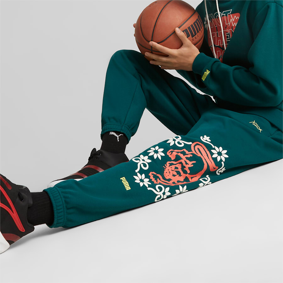 Run It Back Men's Basketball Sweatpants, Varsity Green