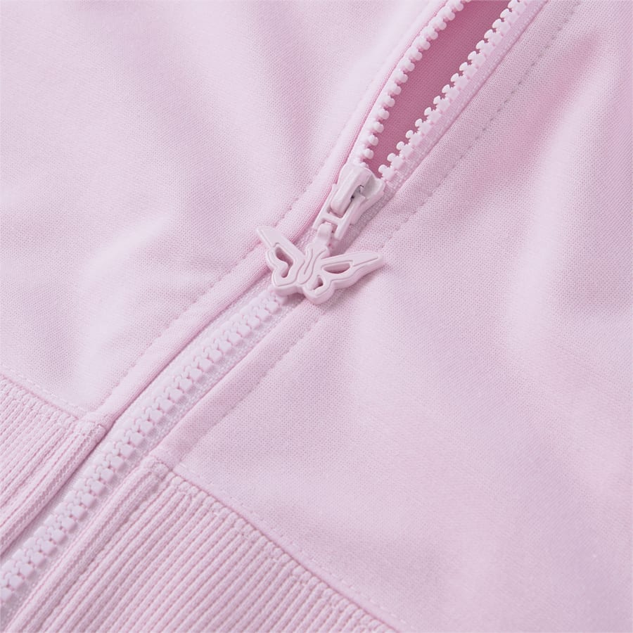 PUMA x DUA LIPA T7 Women's Jacket, Pink Lady-Puma white