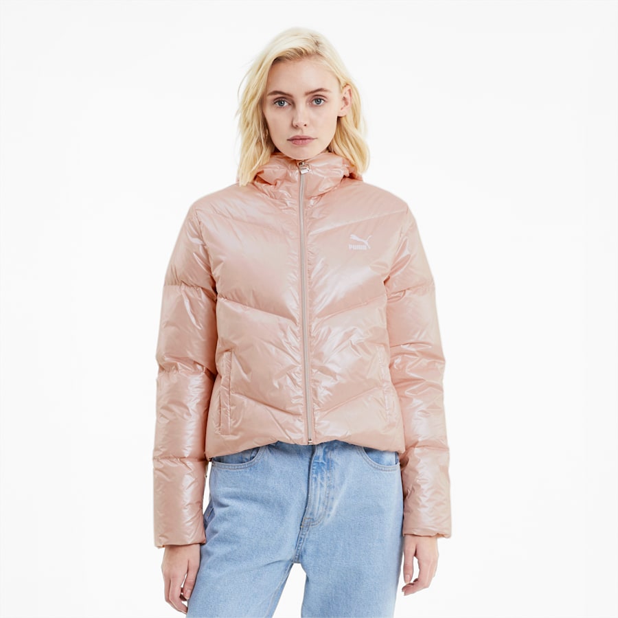 Chaqueta de plumón Classics Shine para mujer | PUMA
