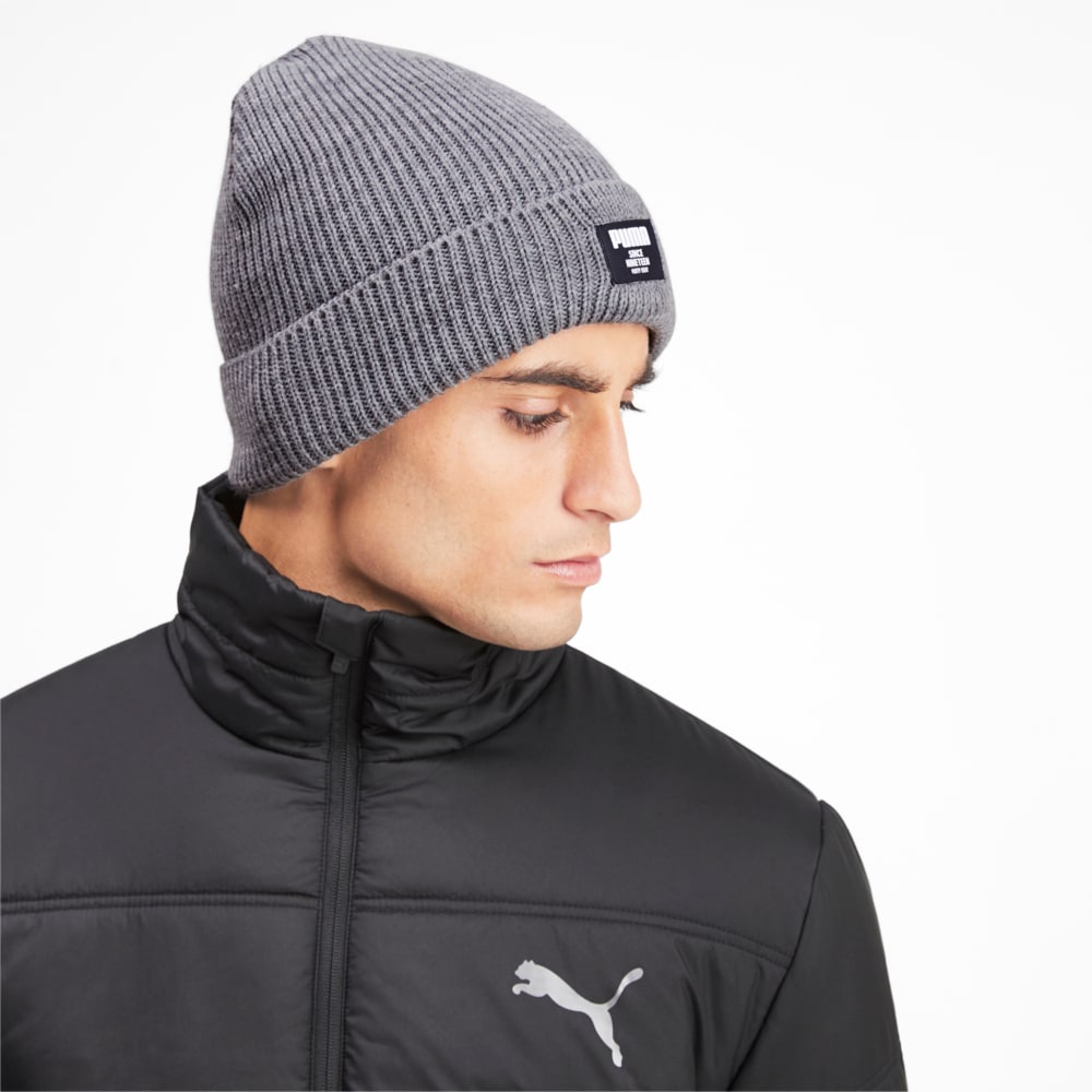 Изображение Puma Шапка Ribbed Сlassic Beanie #2: Medium Gray Heather