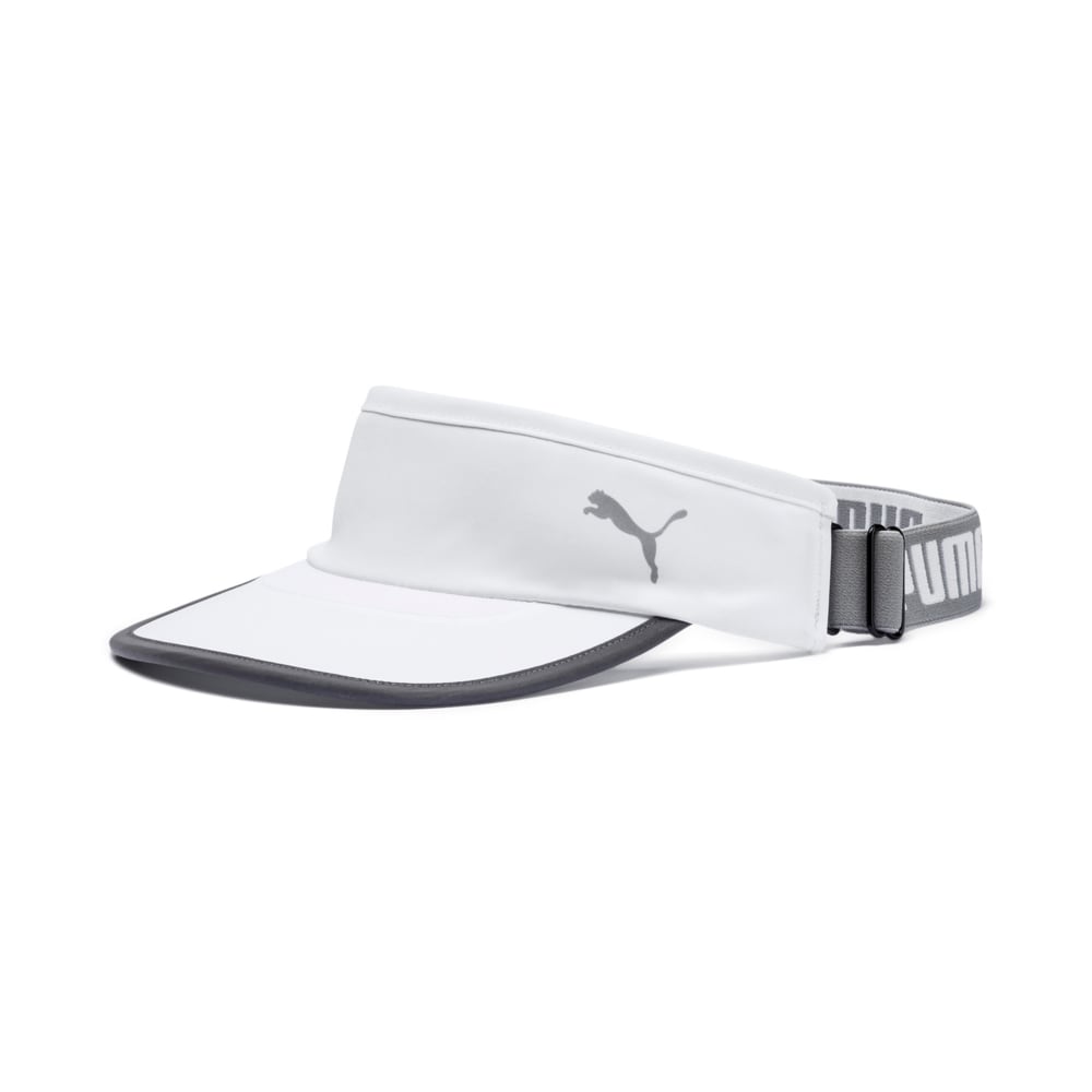 White clearance running visor